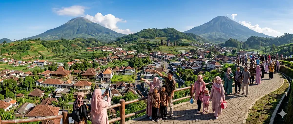 Destinasi wisata terbaik untuk dikunjungi saat mudik Lebaran di Indonesia