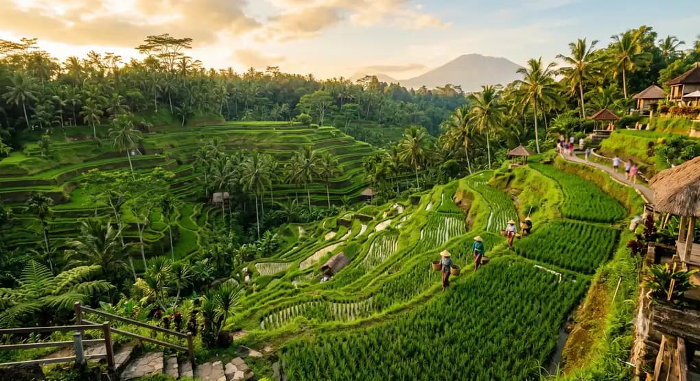 Sawah terasering Tegallalang di Gianyar