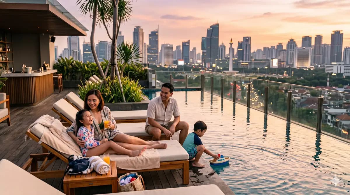Staycation keluarga di hotel ramah anak Jakarta dan Bandung