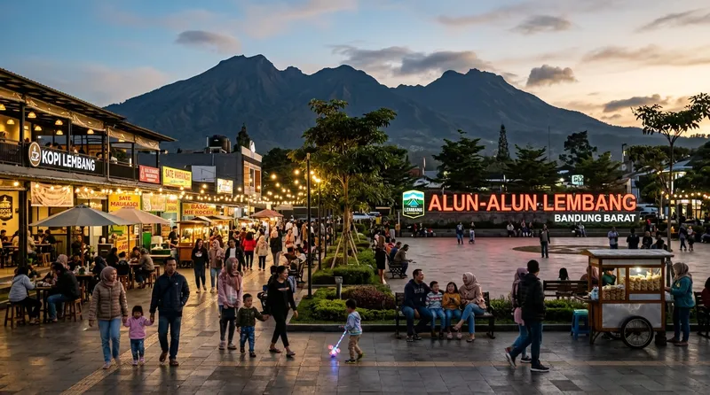 Alun-Alun Lembang sebagai bagian itinerary Bandung hari pertama