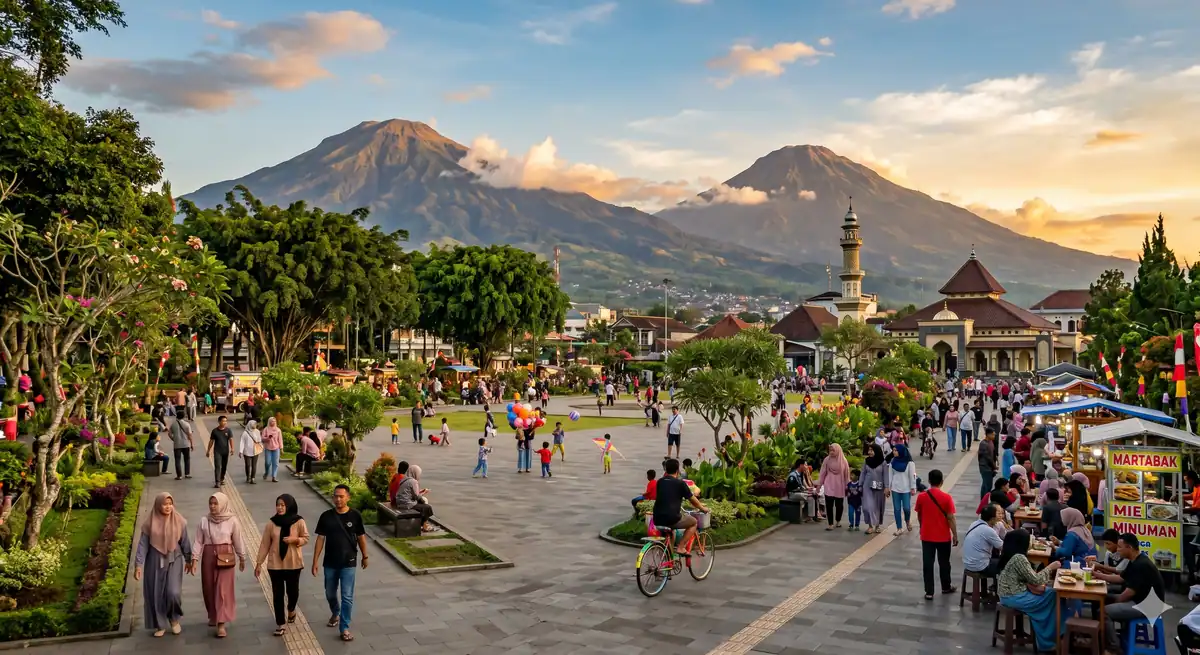 Aktivitas Seru di Alun Alun Wonosobo