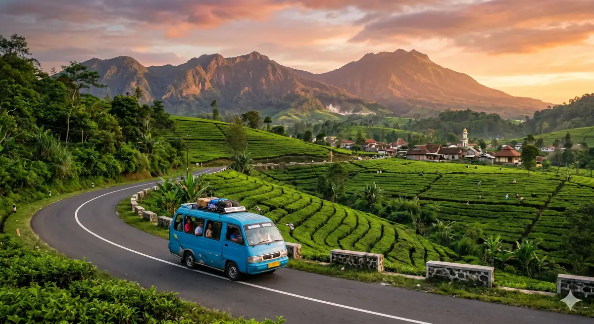 Perjalanan menjelajah Bandung dengan berbagai destinasi wisata