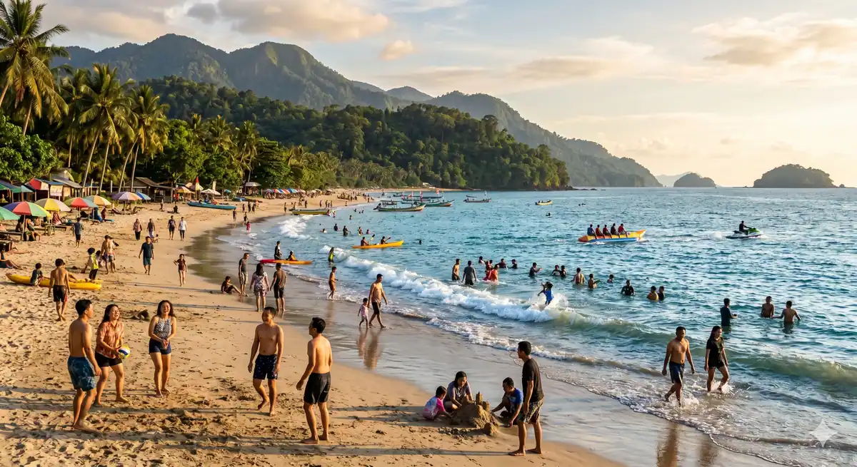 Aktivitas Seru di Pantai Carita