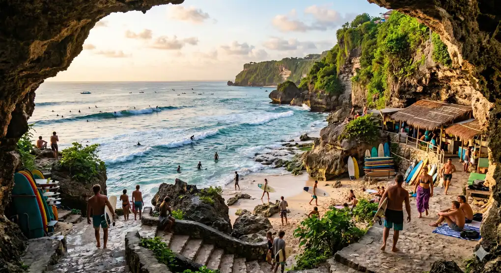 Aktivitas Seru di Pantai Suluban