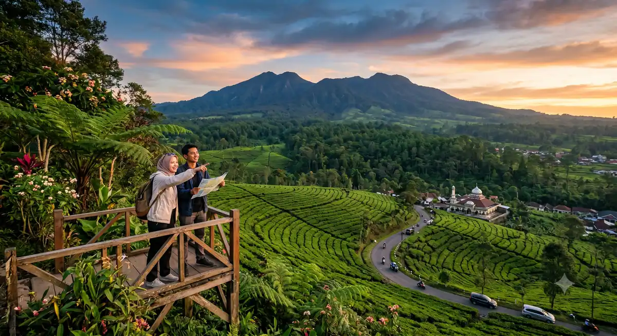 Destinasi wisata populer di Bandung yang cocok dijangkau dengan mobil