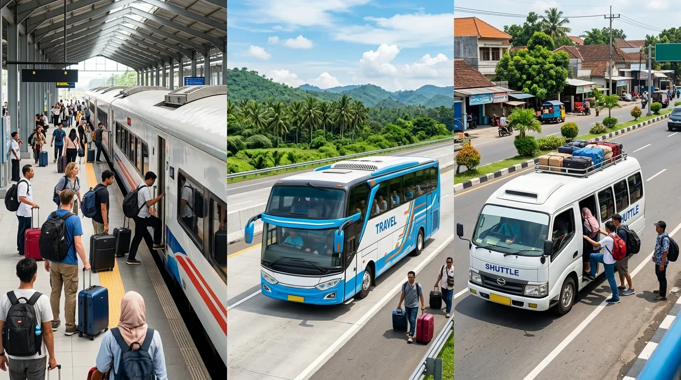 Cara Memilih Moda Transportasi Darat: Kereta, Bus, Travel, Sewa