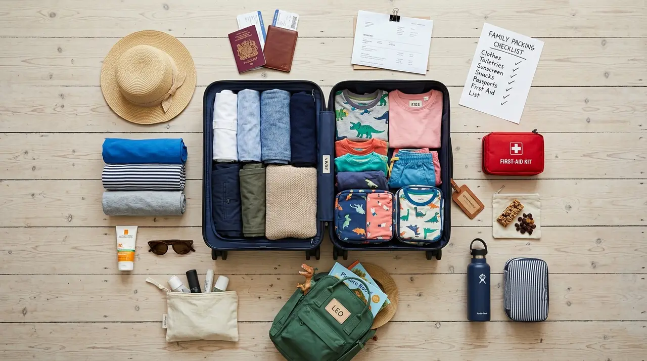 Packing dan itinerary untuk liburan keluarga dengan anak